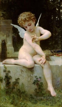 ラムール・オ・パピヨン リアリズム天使ウィリアム・アドルフ・ブーグロー Oil Paintings